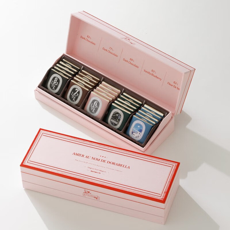 礼盒装比利时进口零食生日520情人节礼物送女友 【艾米-粉】五口味