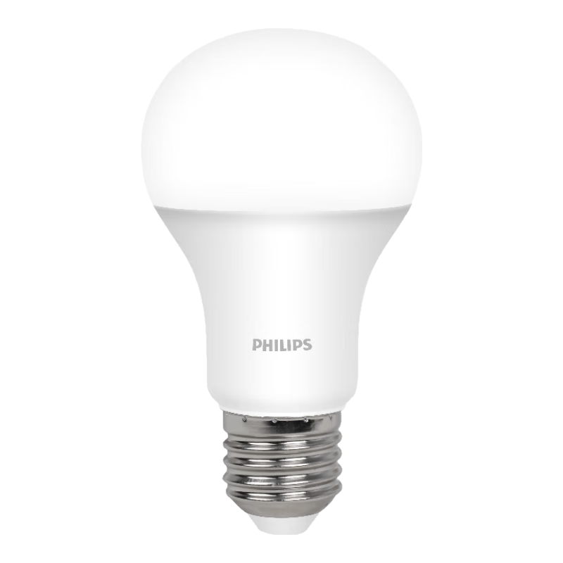 飛利浦（PHILIPS）恒亮型LED燈泡高亮節能球泡照明光源E27螺口10W白光6500K真彩版