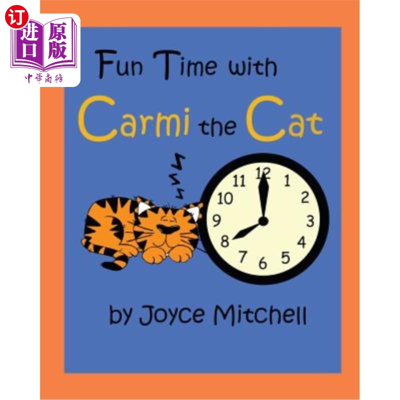 海外直订fun time with carmi the cat 和猫卡米玩得很开心