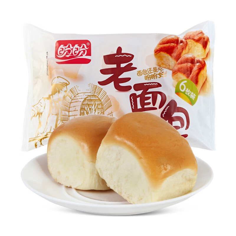 盼盼(pan pan) 老面包 早餐整箱手撕包食品点心软面包办公室休闲零食