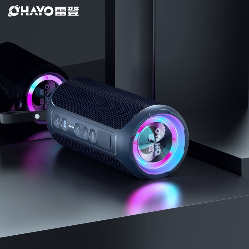 雷登（OHAYO）X8pro蓝牙音响双喇叭大音量超重低音炮3D环绕立体声无线便携式户外家用电脑桌面插卡防水音箱