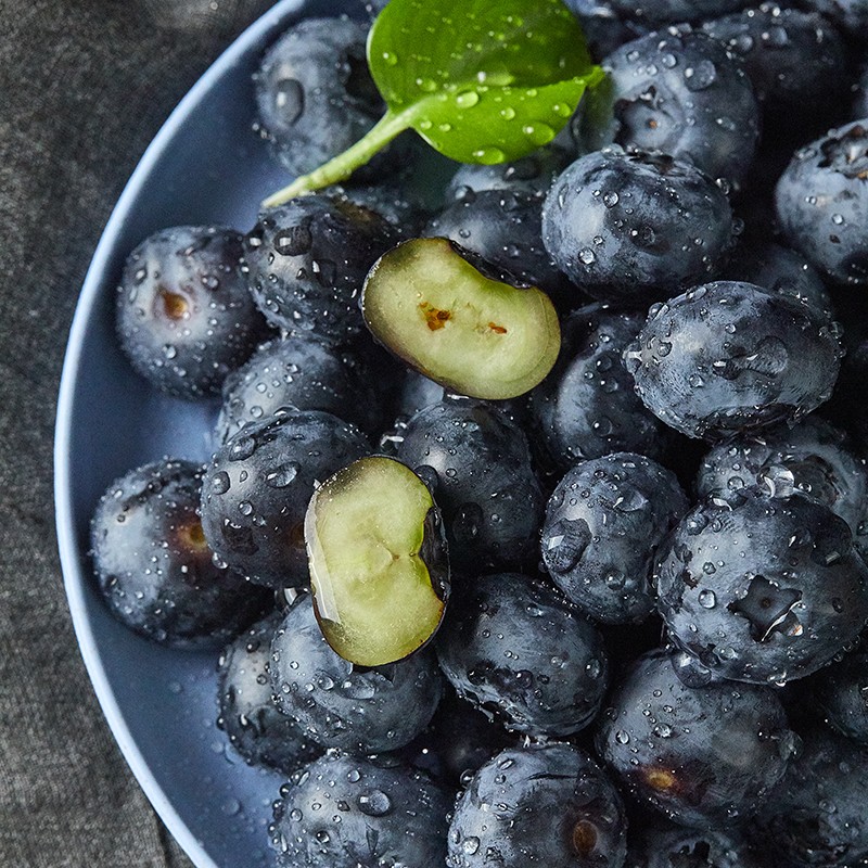 守望乡村【JD/顺丰】蓝莓国产新鲜丹东蓝莓孕妇宝宝新鲜水果 净重100g/盒 净重100g*4盒中果 15-18mm