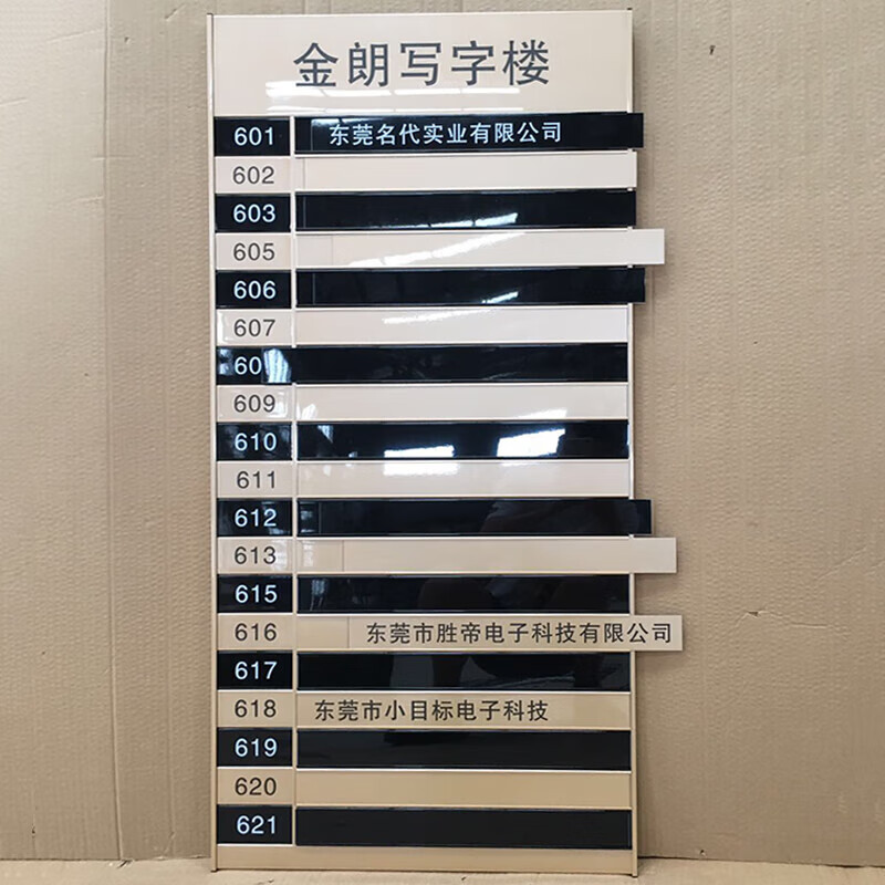 懿儱佩楼层索引牌铝合金导视指引指示牌标识牌单位学校办公室定做标牌