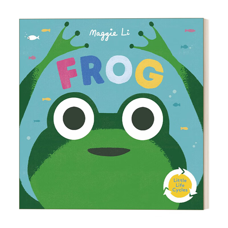 little life cycles frog 英文原版 生命周期 青蛙 纸板书 英文版
