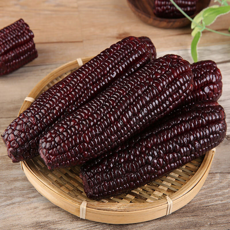 hywlkj福优优甜糯黑玉米200g/支8支10支紫糯粘黏早餐代餐玉米真空 福