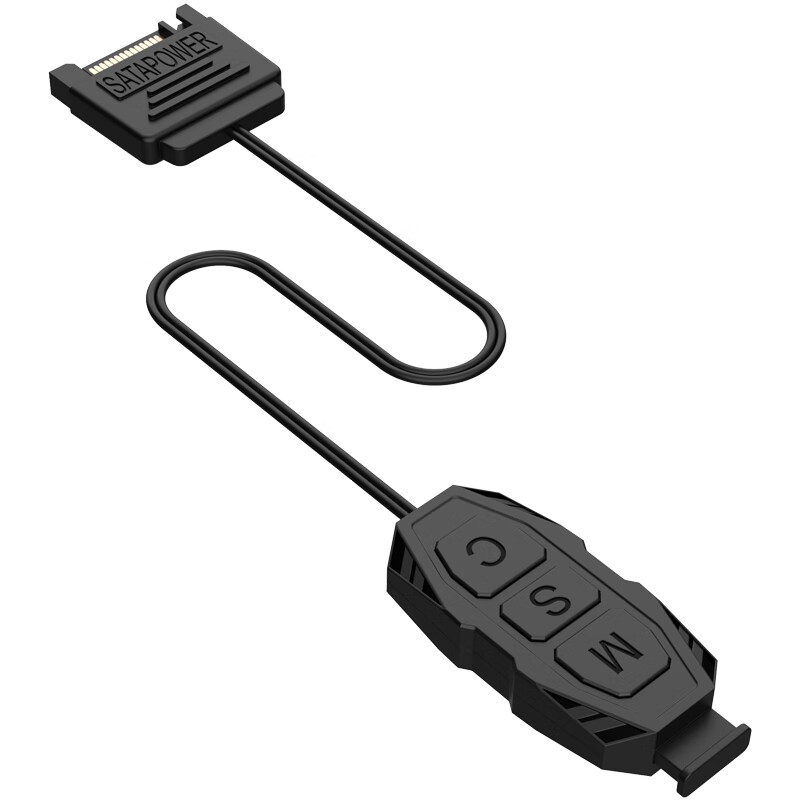 动力火车(powertrain)机箱风扇灯光控制器argb神光同步转接线5v3针