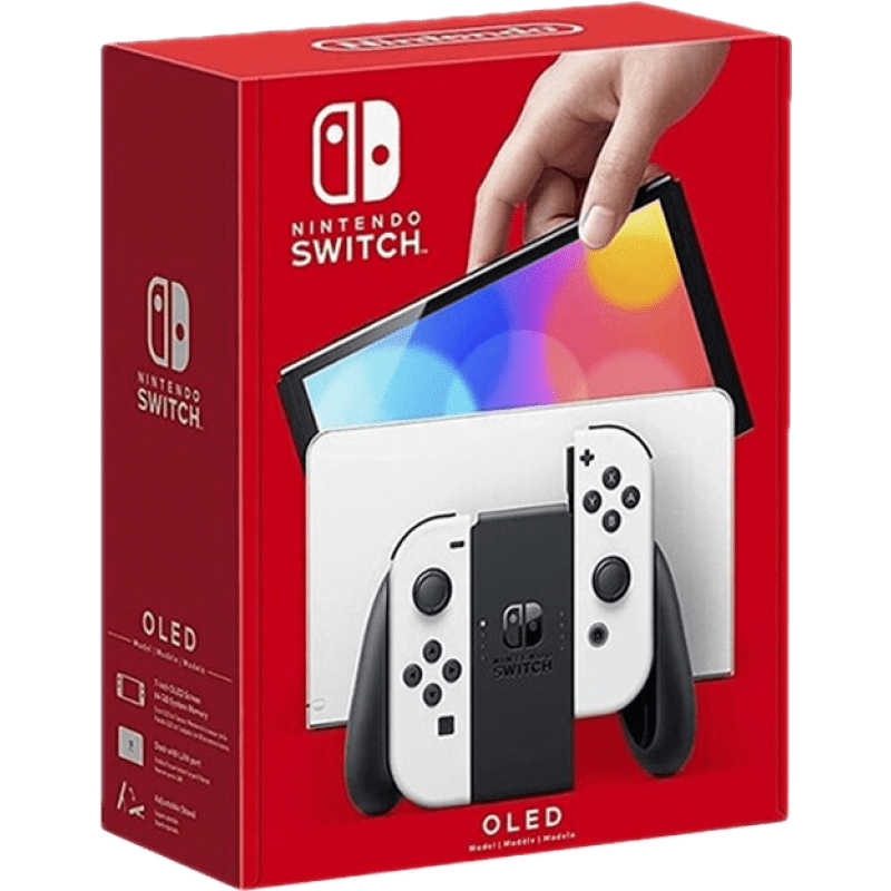 任天堂（Nintendo）Switch NS掌上游戏机 红蓝手柄 长续航 日版 便携家用体感游戏机 OLED日版白色64G 保税现货 2269元
