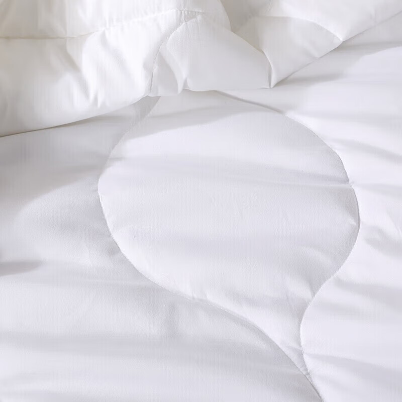 水星家纺空调被夏凉被抗菌七孔纤维夏被子约3.2斤200*230cm白