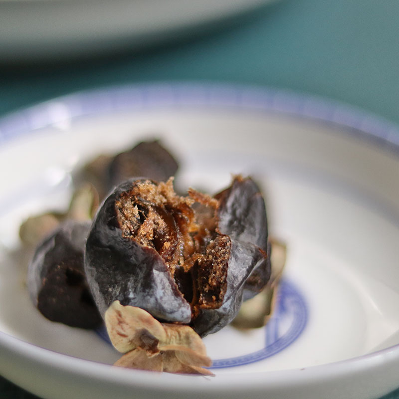 鑫桃园新鲜带蒂无核黑枣北京特产大黑枣马奶枣正宗黑枣黑豆柿软柿子柿茶 五斤