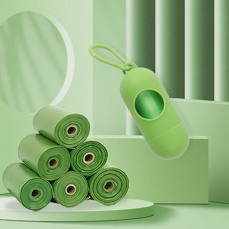 HOUYA   狗狗拾便袋【5卷/共75抽+分配器】 一次性宠物垃圾袋 加厚加大怎么样,好用不?