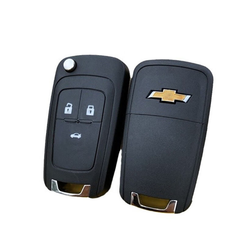 hkna原厂品质雪佛兰科鲁兹折叠遥控钥匙壳 科鲁兹车钥匙替换外壳