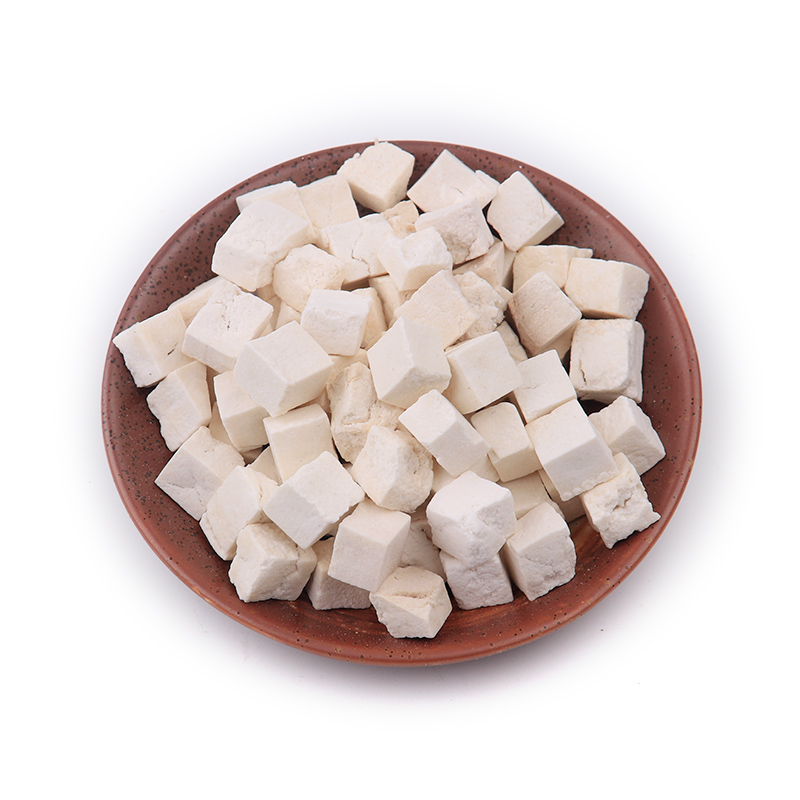 筱木屋 中药材 白茯苓 云南农家食用白茯苓块丁 茯苓粉 500克 .