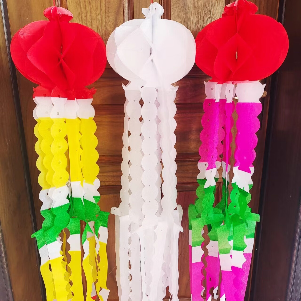 飘纸品彩色清明用品挂清纸清明节特价清仓清明纸 彩色_平安灯高83厘米