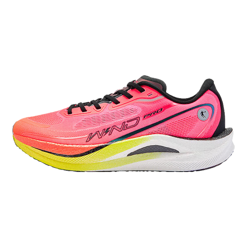 喬丹QIAODAN強風(fēng)2PRO運動鞋男跑步鞋馬拉松旗艦競速碳板跑鞋體測鞋 熒光飛影粉/日光黃 龍行龘龘-男 40