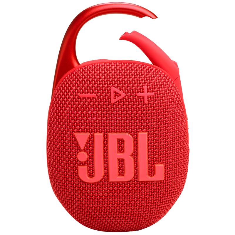 JBL 杰宝 CLIP5 户外便携蓝牙音箱 活力红
