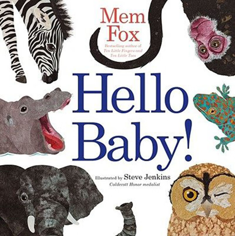 你好宝贝 英文原版 hello baby 纸板书 睡前晚安故事图画书 mem fox
