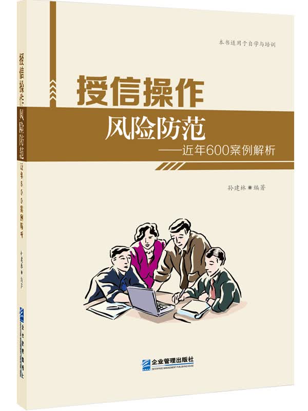 授信作风险防范— 年600案例解析 金融与投资 孙建林编著 企业管理出版社 97875164157