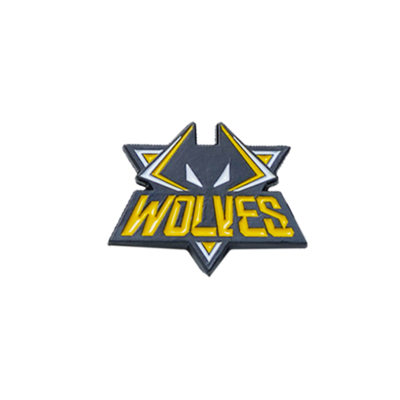 童梦姿重庆狼队王者荣耀wolves队徽徽章金属纪念胸针书包配饰小礼品