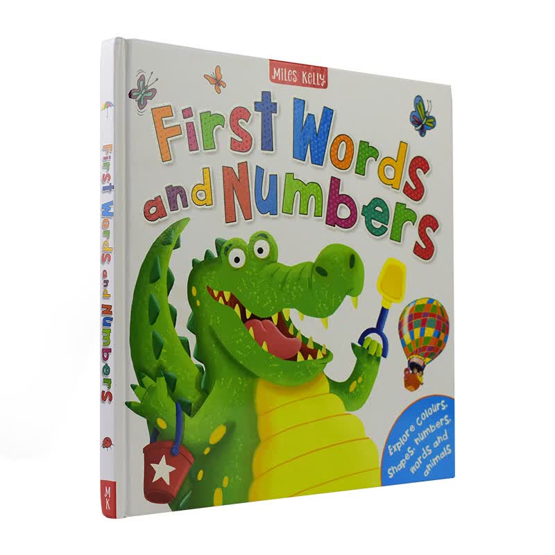 first words and  numbers儿童启蒙插图单词精装 5-10岁 形状颜色数字