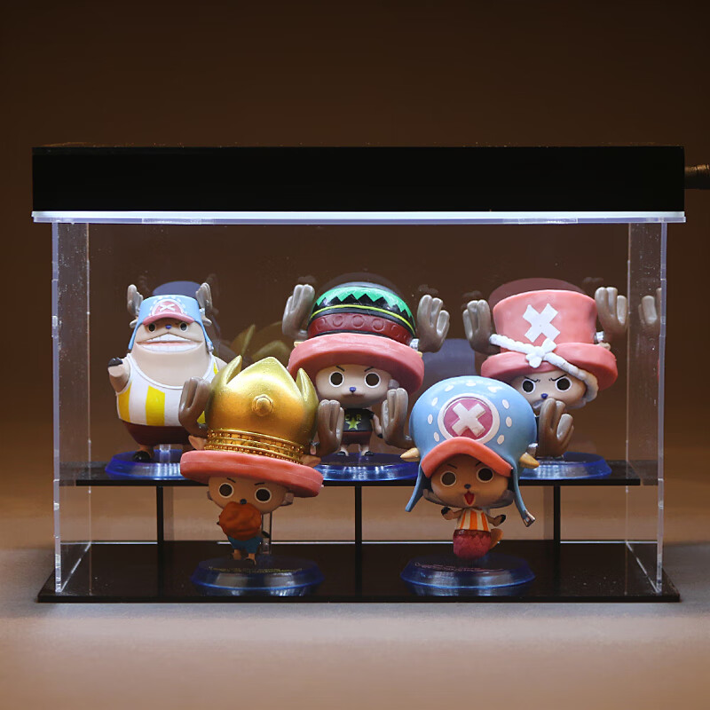 风雪俏佳人儿童海贼王乔巴旗帜蛋糕可爱造型公仔摆件模型女生礼物 6cm