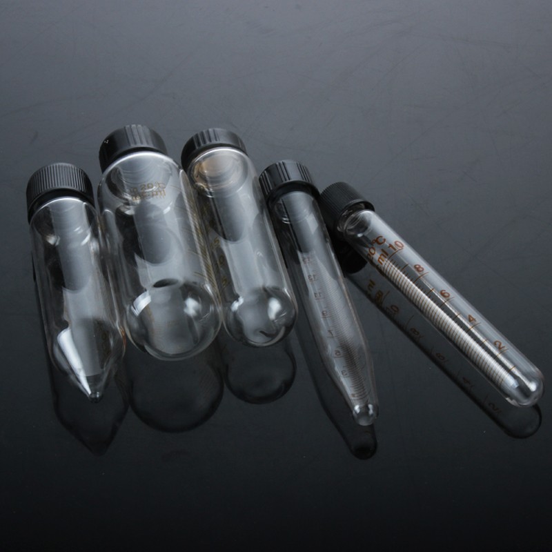 koraba 玻璃5 10 15 20 25 30 50ml螺口尖底离心管试管 带刻度 耐高温