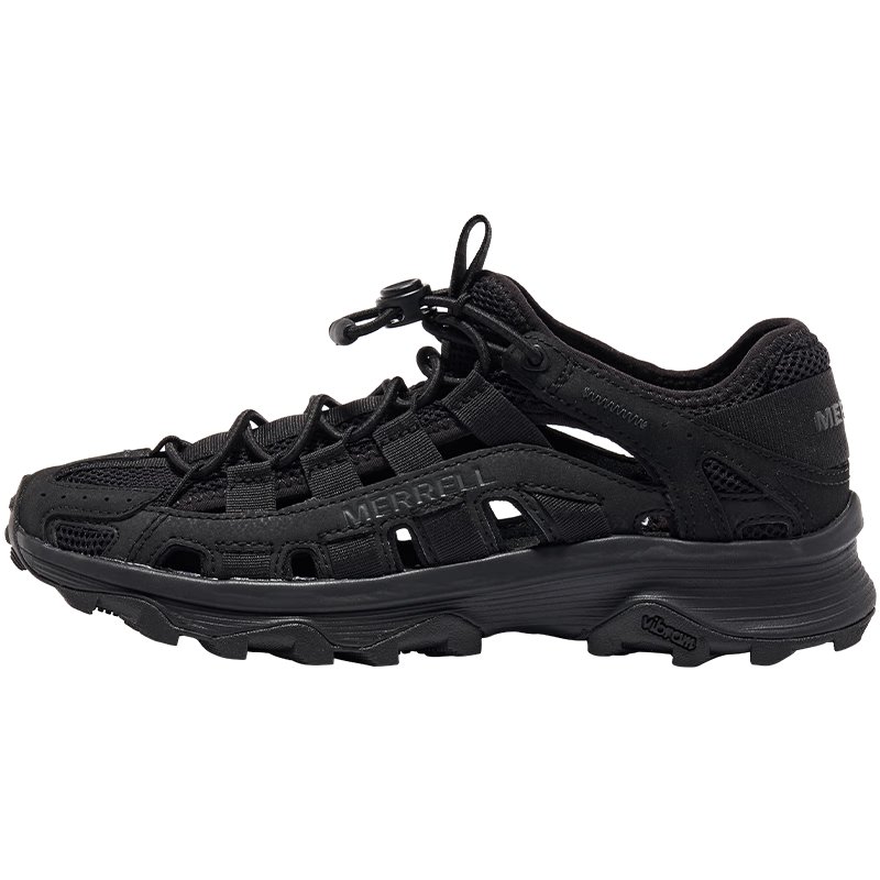 邁樂（Merrell）戶外SPEED FUSION春夏露營男鞋徒步溯溪涼鞋透氣速干緩震防滑新款 J005029黑色3.27發(fā)售 40