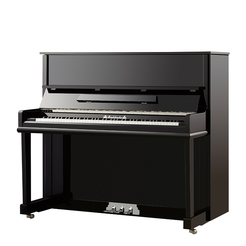 门德尔松Mendelssohn全新立式钢琴德国进口配件家用教学专业考级演奏黑色亮光MJ121