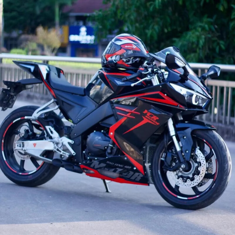 豪稳馨摩托车跑车诺马刀锋400c双缸水冷发动机重型机车仿赛整车可上牌