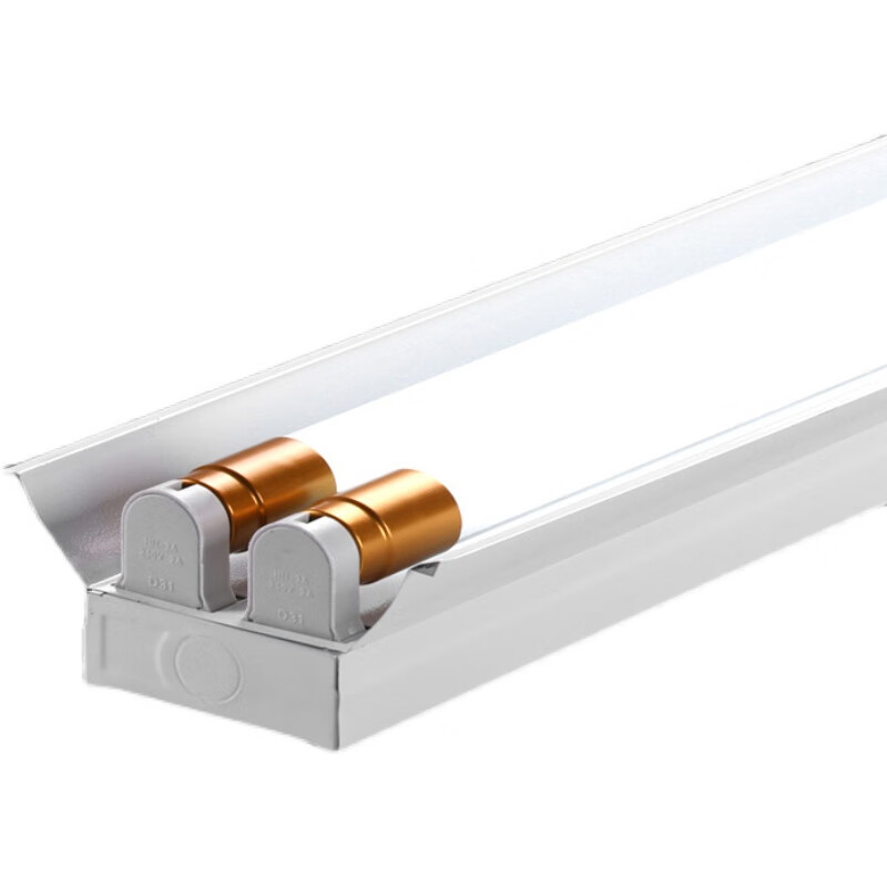 扑哩扑剌t8led日光灯管支架灯工厂教室灯一体化双管荧光灯30w双排灯管