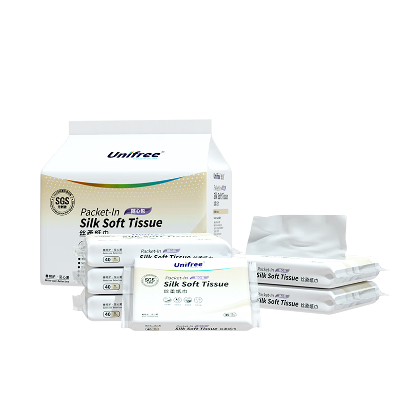 unifree婴儿乳霜纸云柔巾云柔纸巾三层新生儿婴儿敏感肌可用保湿抽纸 【家庭款】乳霜纸 3层 40抽*35包