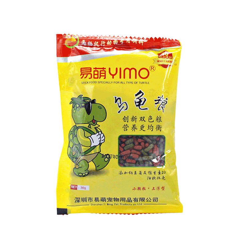 易萌 乌龟粮活体巴西龟粮草龟小乌龟饲料鲜虾味上浮型龟龟粮 袋装粮30g属于什么档次？