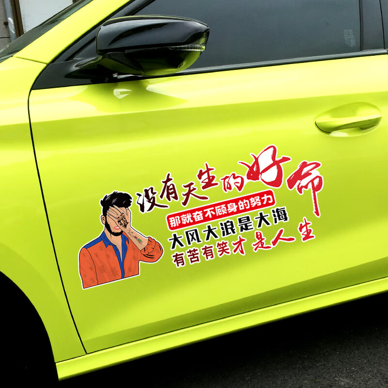 车门车尾天窗创意防水装饰贴 117a【适用轿车后窗 天窗 车门】59厘米