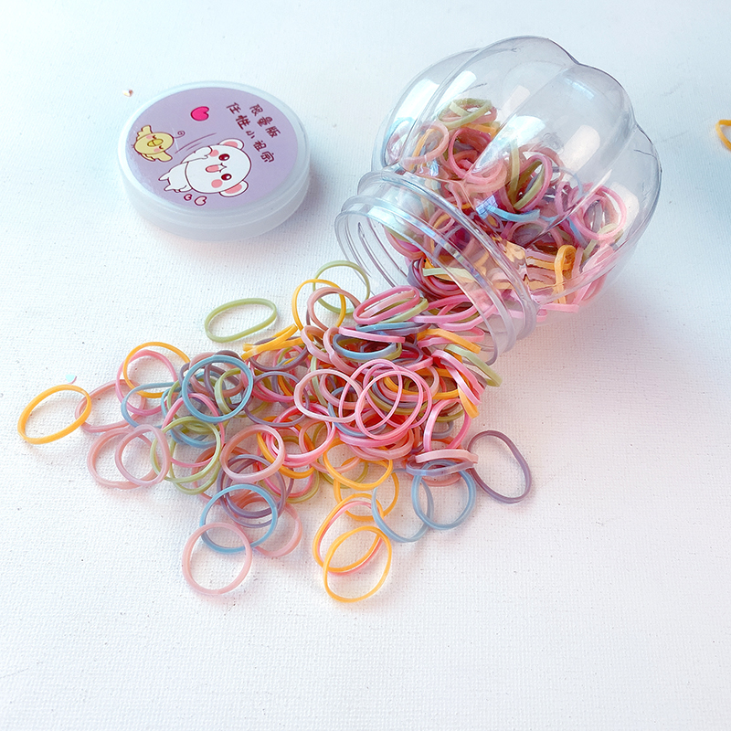 芙蕖婴儿发圈一次性不伤发女宝宝橡皮筋儿童头绳扎啾啾小圈皮筋 北欧