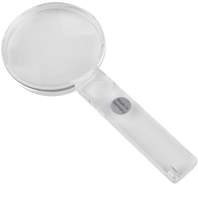 宜視寶(ESCHENBACH)德國進口制造原裝2.7倍老人閱讀高倍非帶燈便攜式放大鏡2612607 直徑60mm