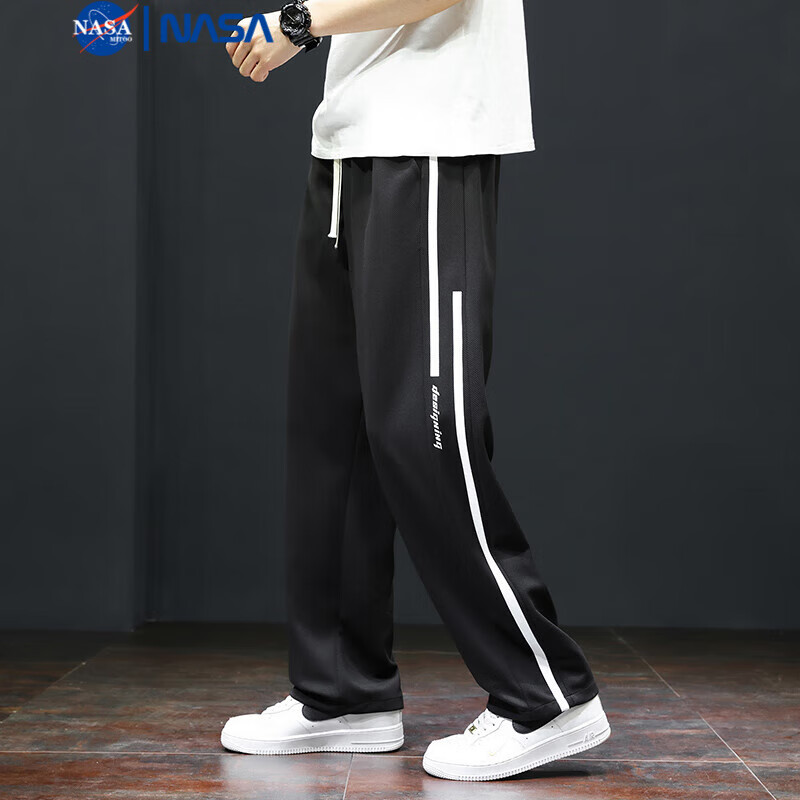 NASAMITOO直筒休闲裤男士
