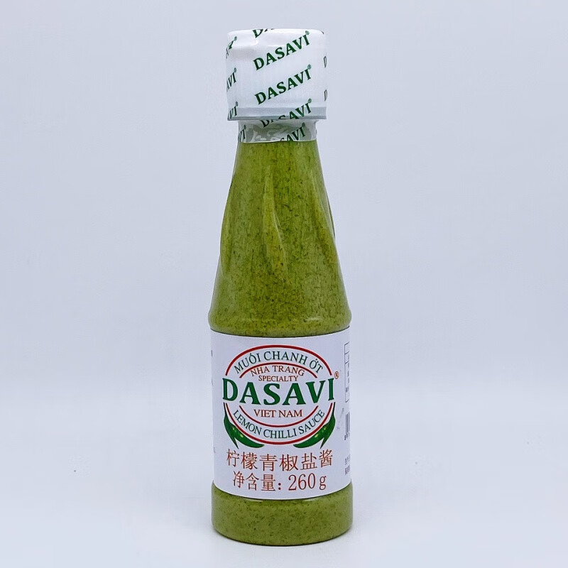 代购 越南特色风味柠檬青辣椒酱260克绿拉差柠檬辣汁东南亚沾小吃 3瓶