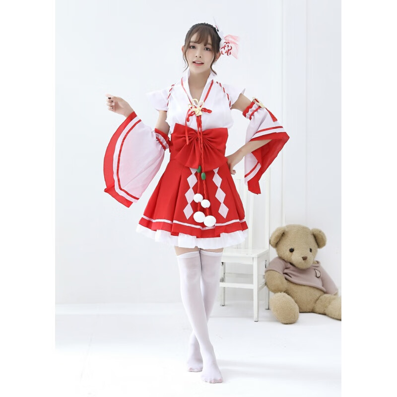 动漫手游大乔cos服 皮肤伊势巫女 cosplay服装和服全套游戏服 大乔