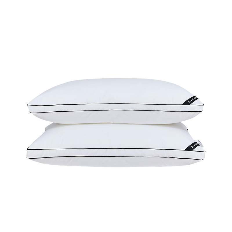 安睡宝（SOMERELLE） 星月舒睡枕头 全棉枕芯可水洗 抗菌舒睡双人枕+同规格枕套1只39.2元