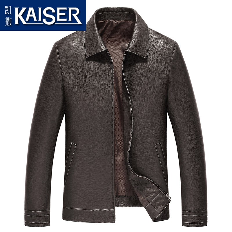 ������KAISER����ƤƤ����ͷ��¹ƤƤ���з�����Ƥ�п���ʿ�������״��빫��Ƥ�� ��ɫ L (170) �ʺ�����115-135��