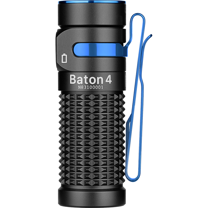 OLIGHT 傲雷 指挥家Baton 4 强光手电筒 家用户外便携超亮长续航充 黑色套装版