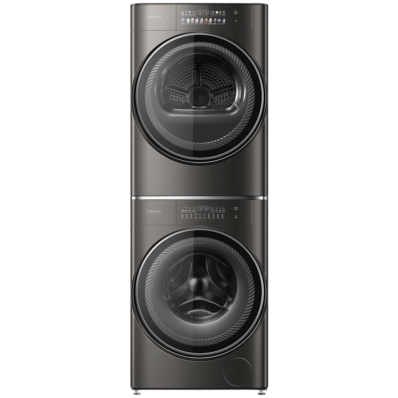 COLMO黑珍珠洗烘套装SE 10KG洗衣机+热泵烘干机 银离子除菌 CLGN10HEL+CLHZ10HDL