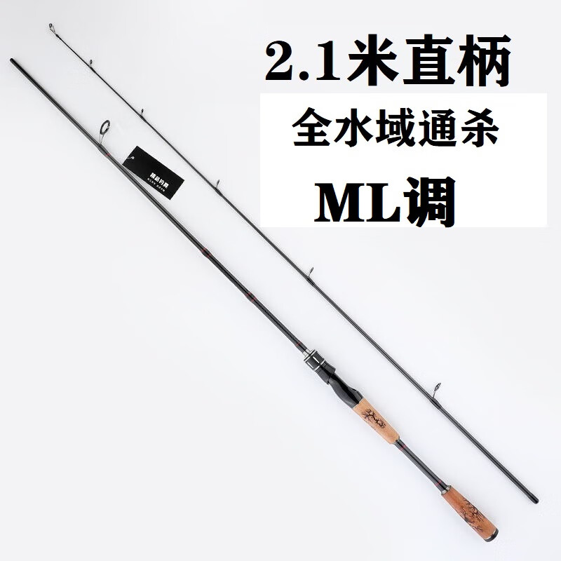 阿布(abu)新款阿布恩特路亚竿单竿直柄裸杆中硬mh调枪柄远投翘嘴碳素