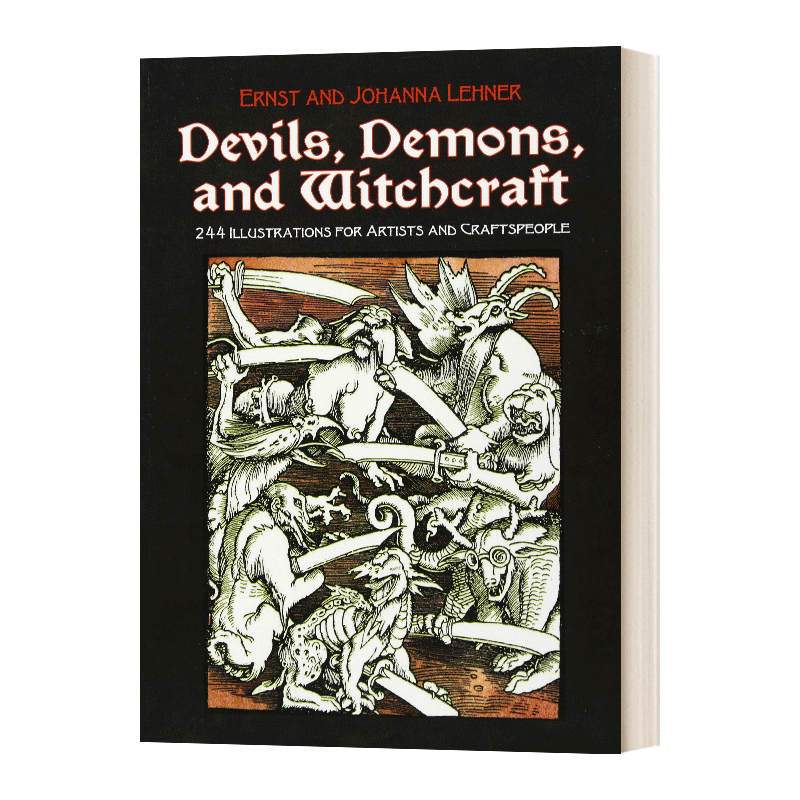 devils demons and witchcraft 魔鬼 恶魔和巫术插图集 进口英语原版