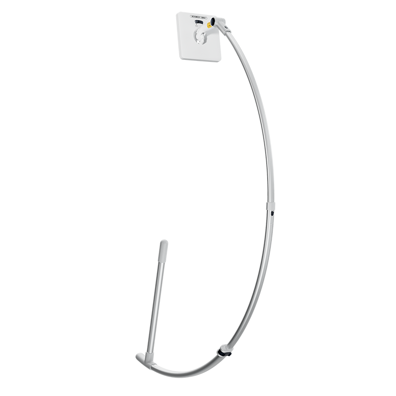 宝家洁擦玻璃器高层外窗清洁神器家政专用弧形双面洗玻璃刮擦工具 【手持短款】外窗神器-1头