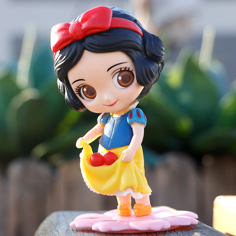 迪士尼(disney)q版 甜心公主白雪美人鱼灰姑娘爱丽丝睡美人贝儿公仔