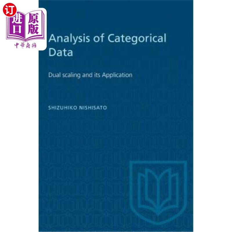 海外直订analysis of categorical data: dual scaling and its