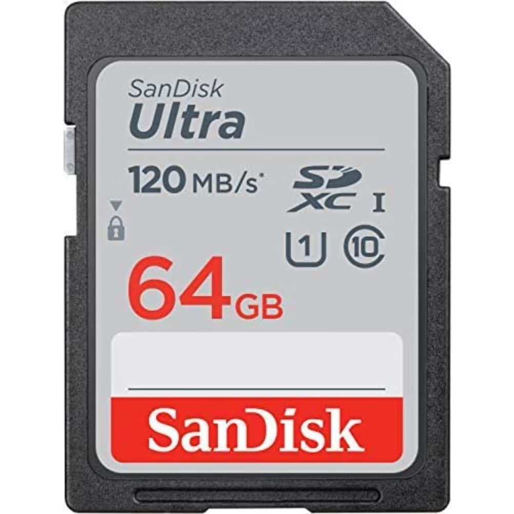 SanDisk 闪迪 64GB Ultra SDXC UHS-I 存储卡 - 120MB/s C10 U1 全高清