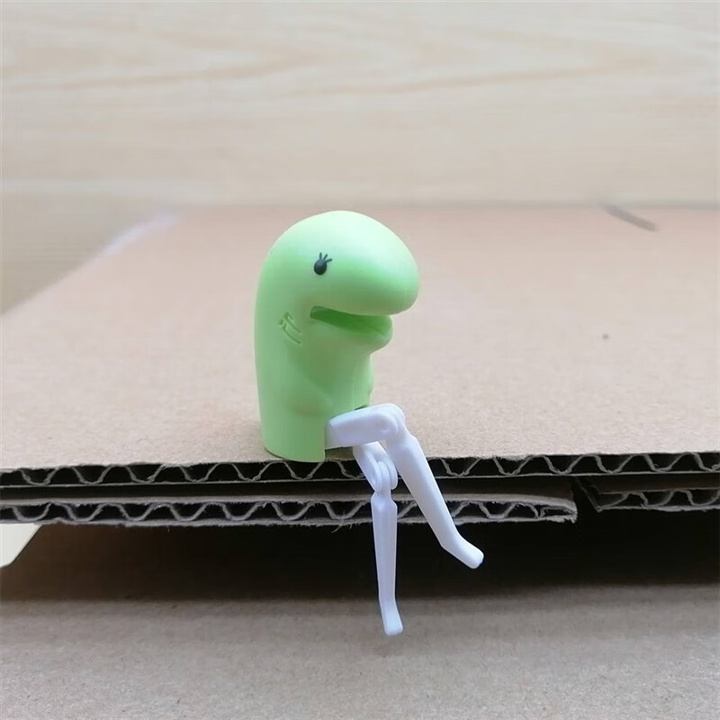 乐盈凡 日版深海摆件半鱼兽 海洋生物散货玩 绿色