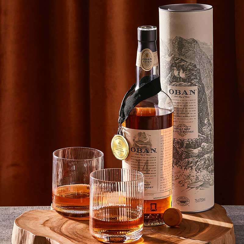 欧本(oban) 苏格兰高地单一麦芽威士忌洋酒 欧本14年单一麦芽威士忌