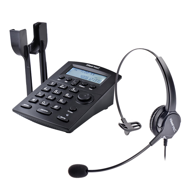 北恩(hion) dt60客服呼叫中心专用耳麦电话机电销坐席话务员耳机座机